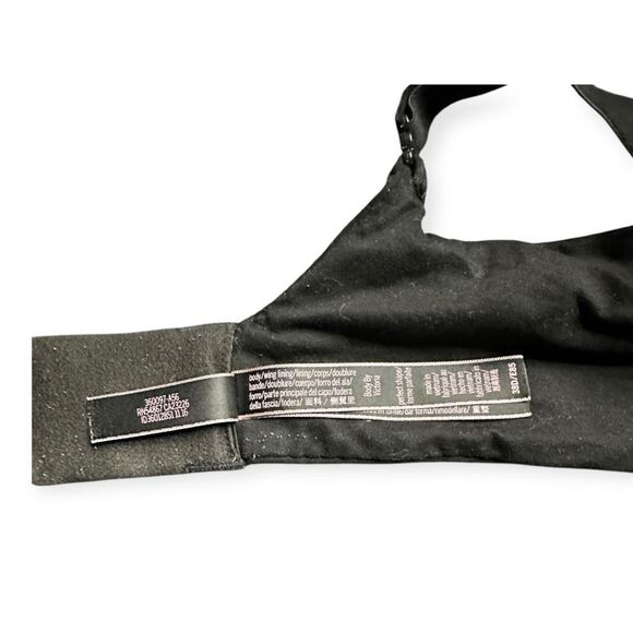 VICTORIA’S SECRET Women’s Black Lace Trim Perfect Shape Push-Up Bra Size 38D - Picture 5 of 6